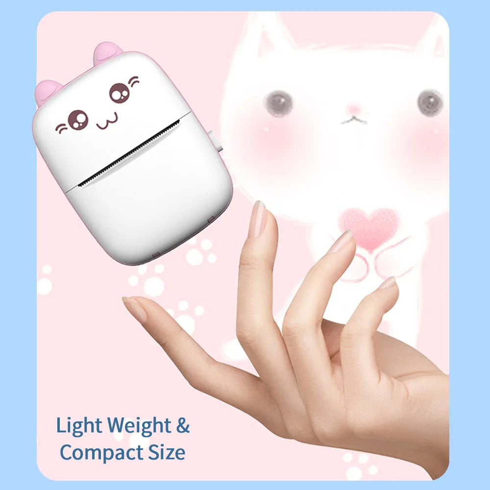 C9 Mini Thermal Printer with Adhesive Label Sheets Wireless Bluetooth Connectivity Portable Label Maker with Sticker Rolls