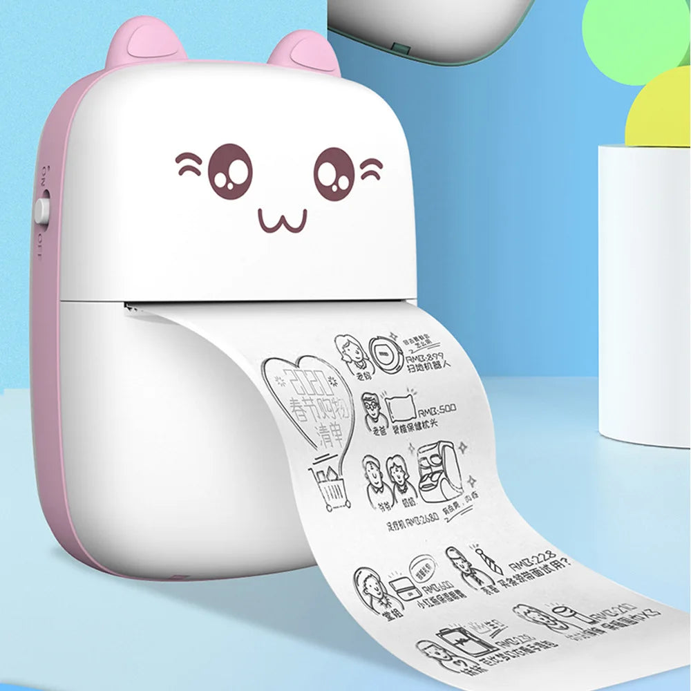 C9 Mini Thermal Printer with Adhesive Label Sheets Wireless Bluetooth Connectivity Portable Label Maker with Sticker Rolls