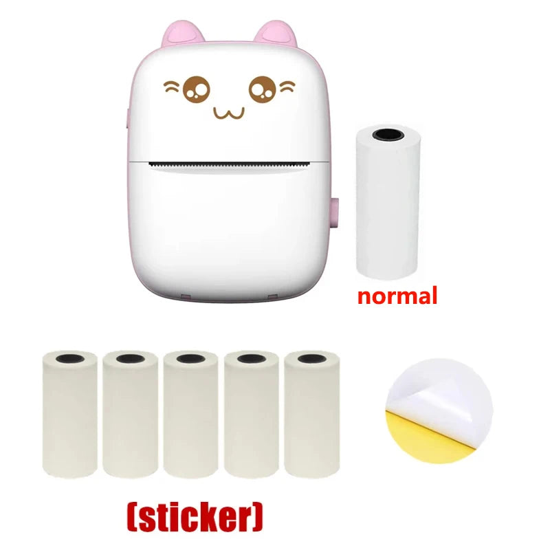 C9 Mini Thermal Printer with Adhesive Label Sheets Wireless Bluetooth Connectivity Portable Label Maker with Sticker Rolls