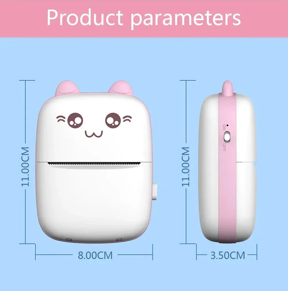 C9 Mini Thermal Printer with Adhesive Label Sheets Wireless Bluetooth Connectivity Portable Label Maker with Sticker Rolls