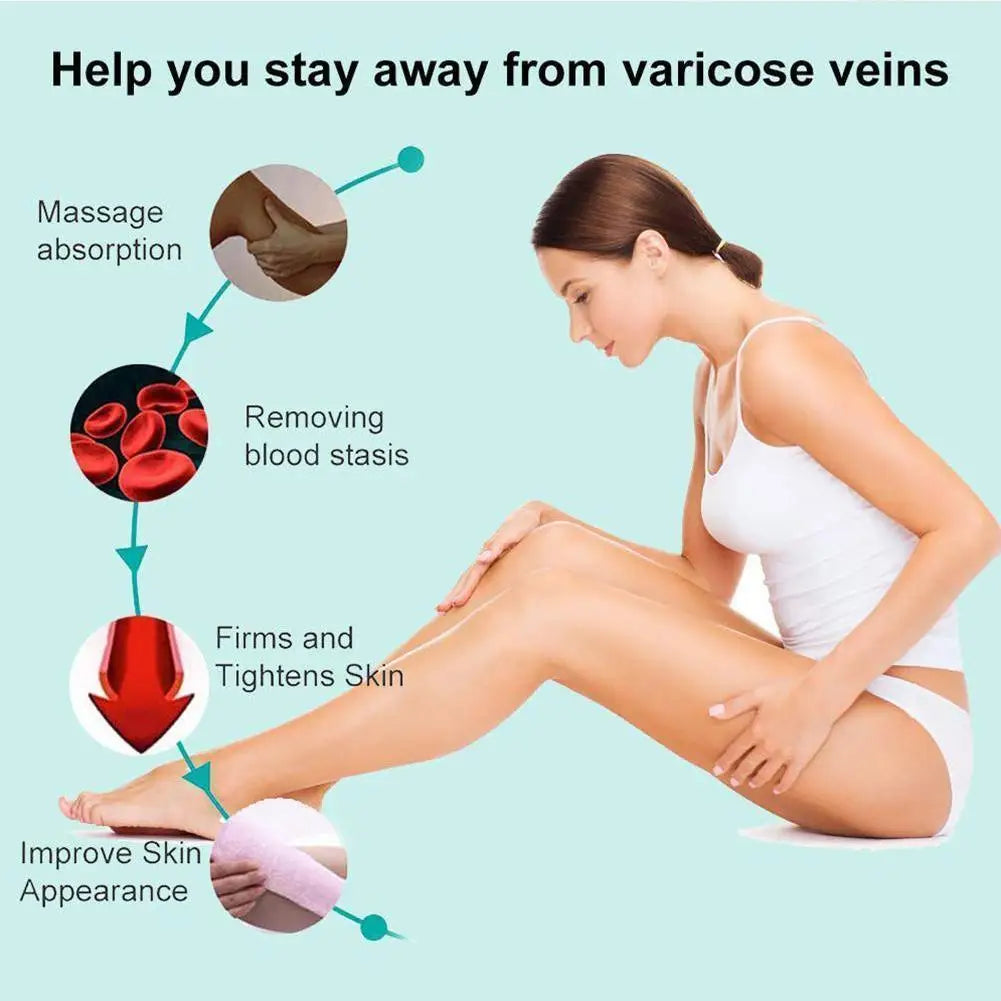 Spataderlampenkap Therapy Effective Improve Blood Circulation Relieve Varicose Veins Vasculitis Leg Flebitis Care Products Daily