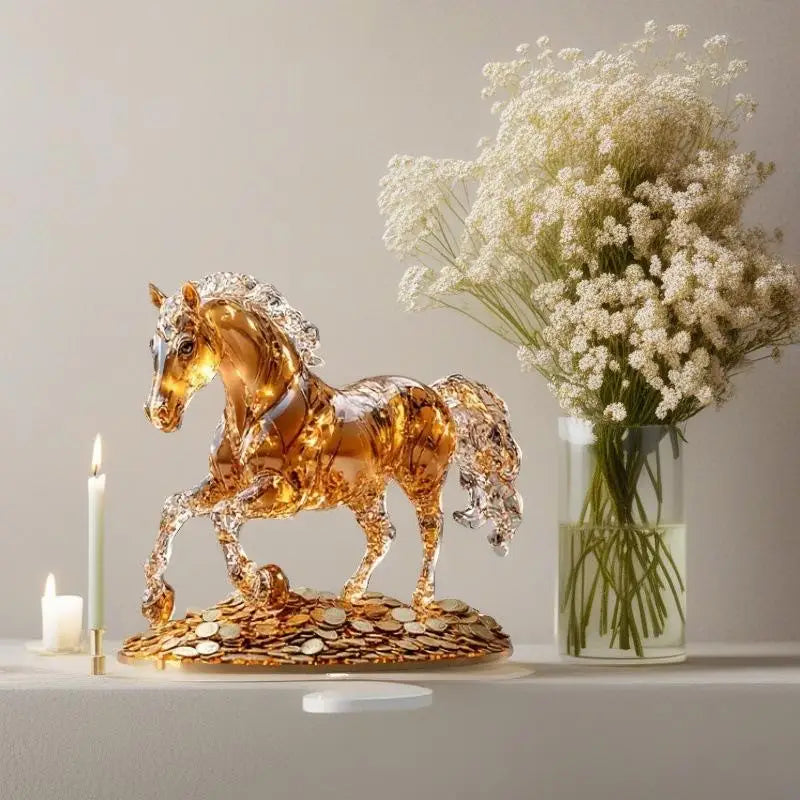 2D Flat Acrylic Stand DIY Kit for Desktop Decoration Home Office Cafe Studio Ornament Resin Figurine Miniature Gift for Ages 14+