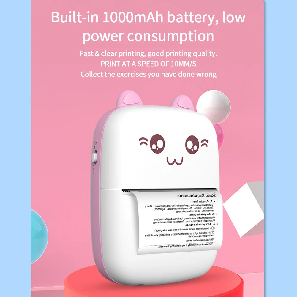 C9 Mini Thermal Printer with Adhesive Label Sheets Wireless Bluetooth Connectivity Portable Label Maker with Sticker Rolls