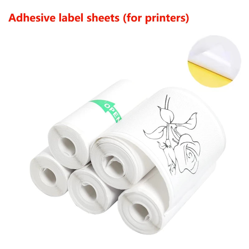 C9 Mini Thermal Printer with Adhesive Label Sheets Wireless Bluetooth Connectivity Portable Label Maker with Sticker Rolls
