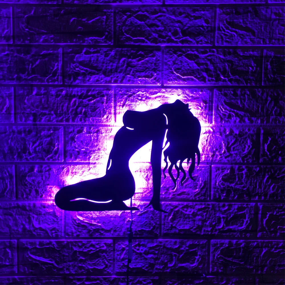 Modern Creative LED Multi-Color 3D Wall Lamp Interior Decoration Background USB Remote Control Night Light Cable 2M