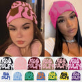 Hip-Hop Knitted Hat Kpop Beanies Hat Street Pullover Hat for Men Women Winter Outdoor Riding Sports Hat Elastic Skullies Hat